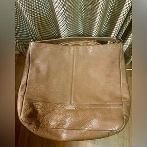 Coach Tan Leather HoBo Bag